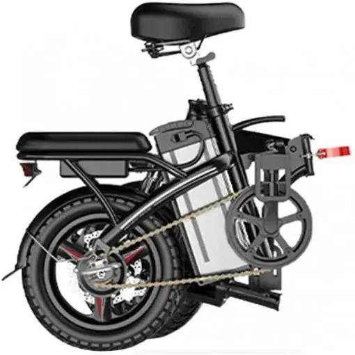 250W Foldable Electric Bike for Adults & Teens – Removable Battery, All-Terrain Fat Tires
