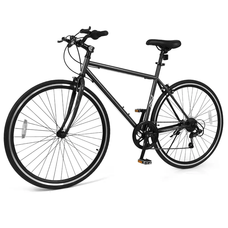 26-Inch 6-Speed Mountain Bike with Dual Mechanical Braking System