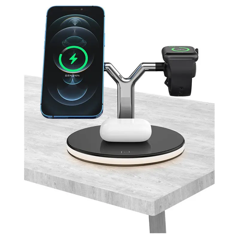 3-in-1 MagSafe Wireless Charger with Integrated Night Light 2