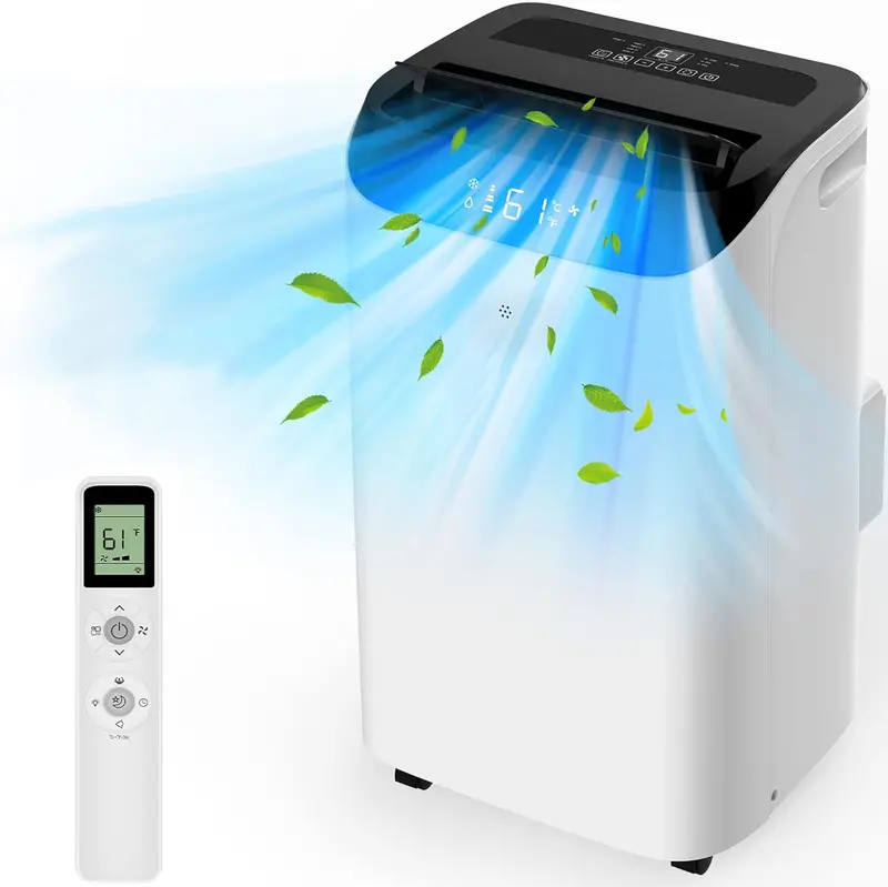 3-Mode Portable Air Conditioner – Remote-Controlled Cooler, Fan, and Dehumidifier for Spaces up to 700 Sq Ft