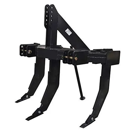 3-Point Subsoiler Ripper – Tractor-Mounted Ground Breaker Compatible with Category 1 and 2 Quick Hitches