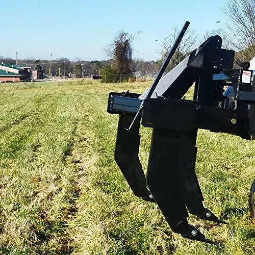 3-Point Subsoiler Ripper – Tractor-Mounted Ground Breaker Compatible with Category 1 and 2 Quick Hitches
