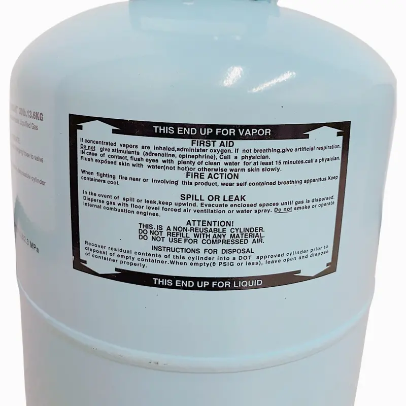 30 lb R134a Refrigerant – Versatile Cooling Agent for Automotive AC and Chiller Applications