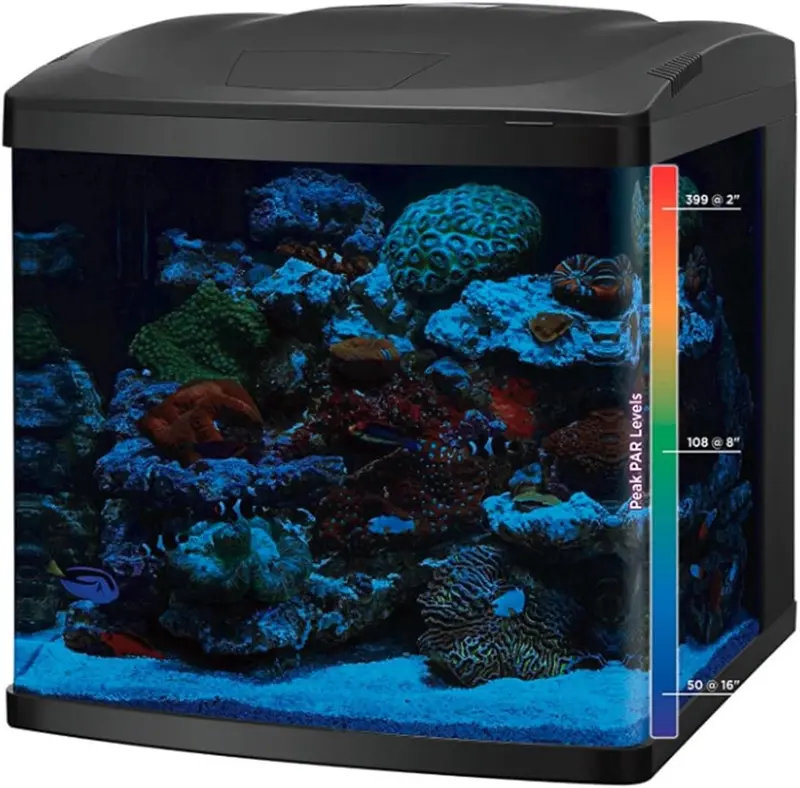32-Gallon LED Aquarium Kit with Stand – Complete Freshwater or Saltwater Tank Setup for Beginners and Enthusiasts