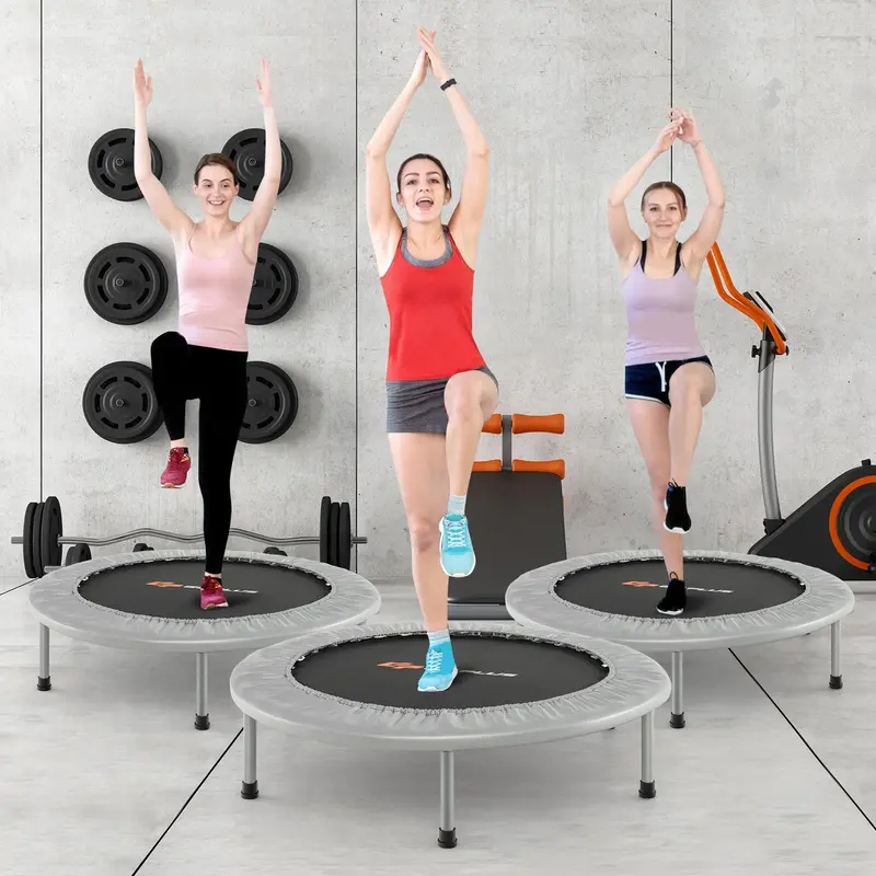36-Inch Foldable Mini Trampoline – Low-Impact Rebounder for Adult Fitness and Home Exercise 2