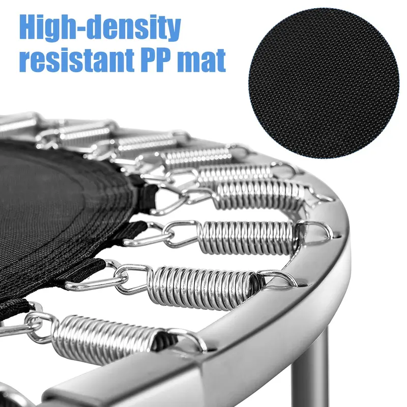 36-Inch Foldable Mini Trampoline – Low-Impact Rebounder for Adult Fitness and Home Exercise