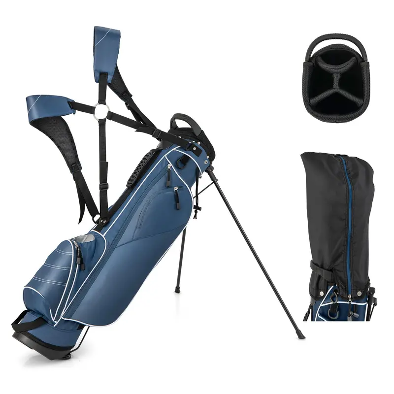 4-Compartment Lightweight Golf Stand Bag Featuring Built-in Accessory Storage
