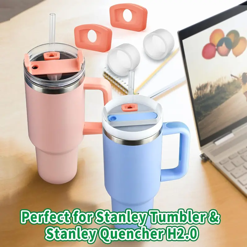 40-Ounce Dual-Capacity Insulated Tumbler with Handle and Leak-Proof Lid