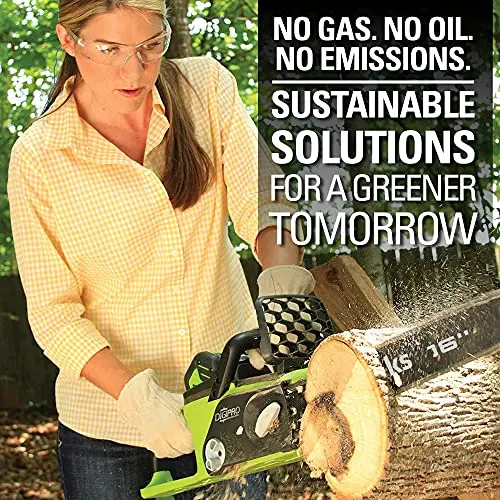 40V Brushless Cordless Chainsaw with 16-Inch Bar – High-Torque Power for Farm and Yard Cutting Tasks