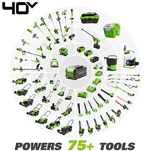 40V Cordless Brushless Edger – 8" Precision Trimmer Kit with 4.0Ah USB-C Battery & Fast Charger
