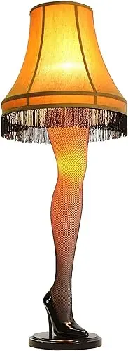 45" Retro LED Christmas Leg Lamp — Multicolor Tabletop Holiday Decor