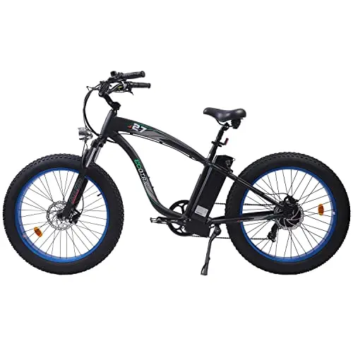48V 750W Fat-Tire E-Bike – 26" All-Terrain Electric Bicycle with Suspension Fork & Swappable Battery
