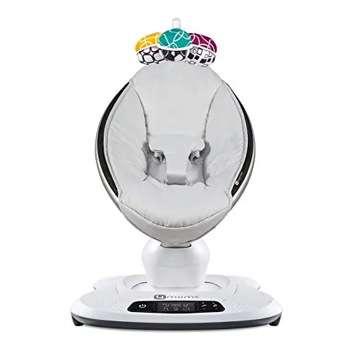 4moms mamaRoo 4 Multi-Motion Baby Swing – Bluetooth-Enabled with Five Soothing Rhythms
