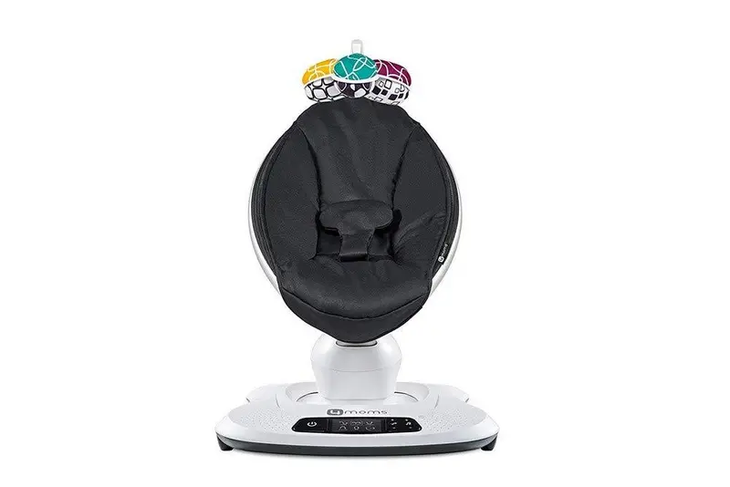 4moms mamaRoo4 Smart Baby Swing – Bluetooth-Connected Rocker Featuring Five Natural Motion Patterns