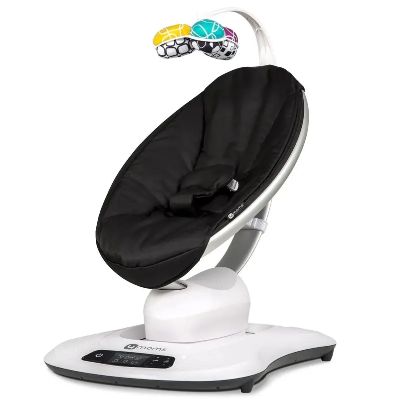 4moms mamaRoo4 Smart Baby Swing – Bluetooth-Connected Rocker Featuring Five Natural Motion Patterns
