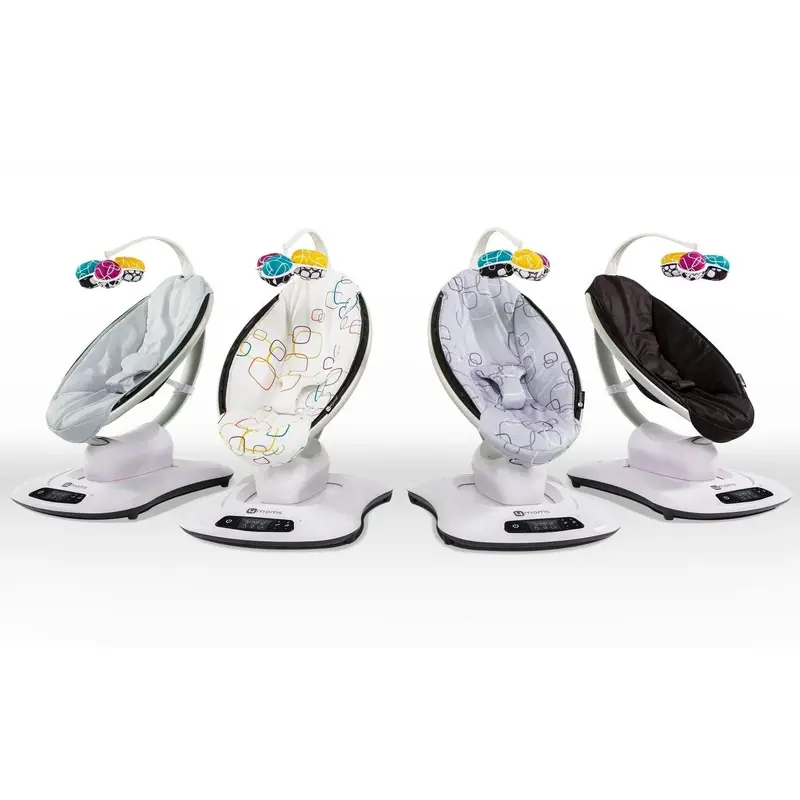 4moms mamaRoo4 Smart Baby Swing – Bluetooth-Connected Rocker Featuring Five Natural Motion Patterns