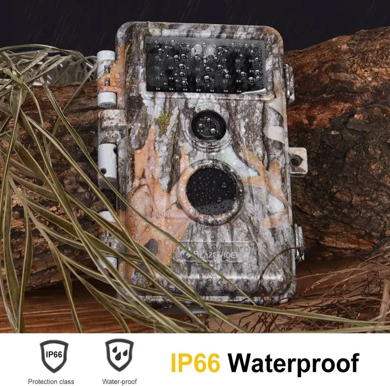 5-Pack 16MP Trail Cameras – Full HD Wildlife Monitoring Cameras with Night Vision and Time-Lapse Functionality