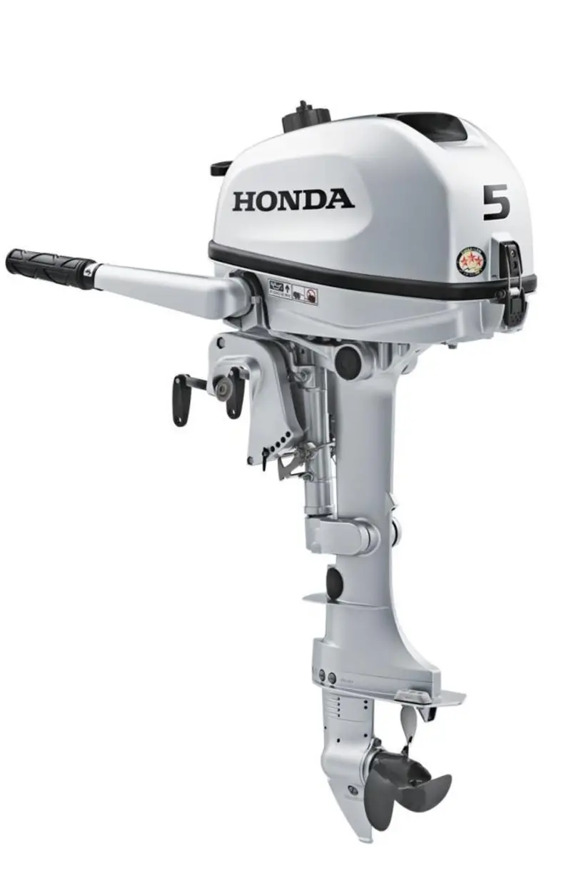 5HP Compact Outboard Motor with Tiller Steering – 20-Inch Shaft for Small Vessels