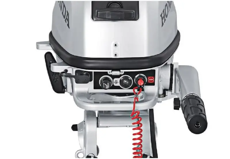 5HP Compact Outboard Motor with Tiller Steering – 20-Inch Shaft for Small Vessels