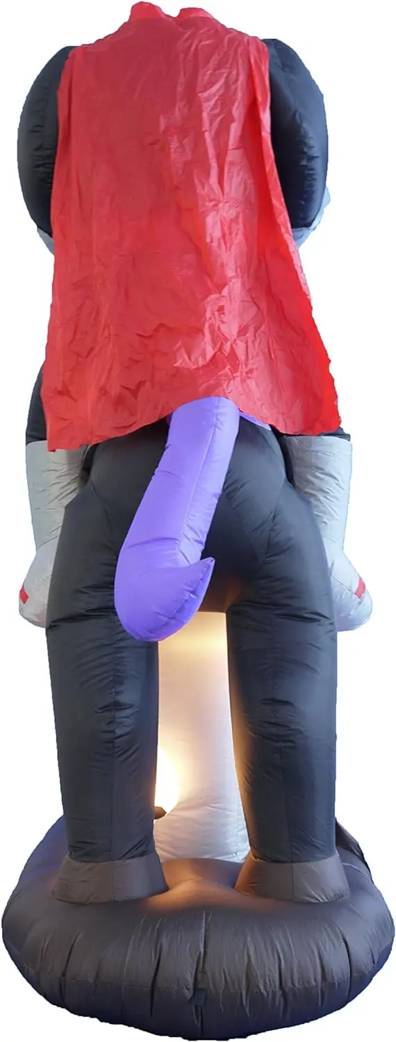 6.5-Foot Animated Headless Horseman Inflatable Yard Figure