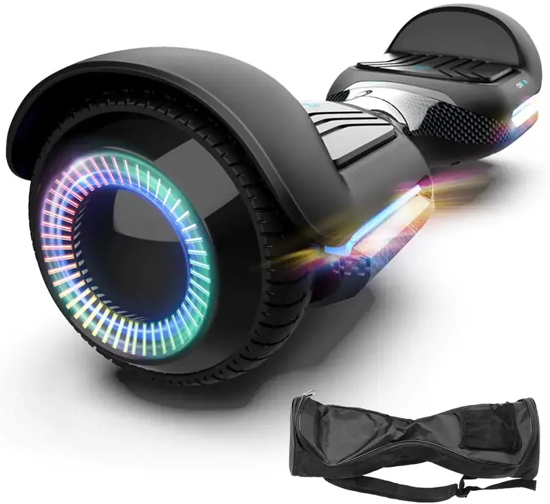 6.5" Smart Hoverboard – UL2272 Certified, Bluetooth Audio, App Connectivity, and LED Wheel Effects 2