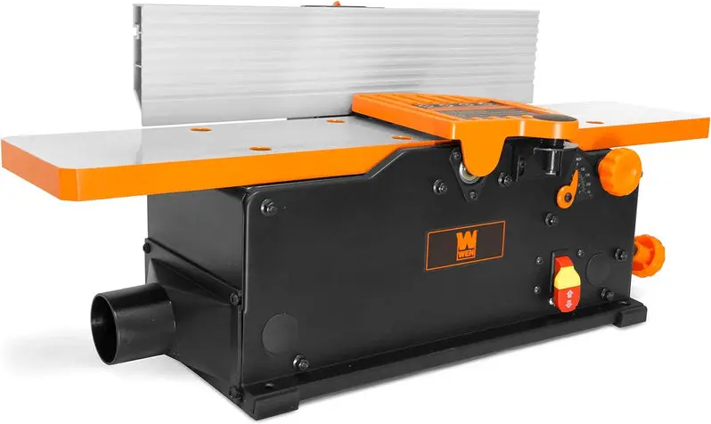 6-Inch Spiral Benchtop Jointer – 10-Amp Precision Woodworking Tool for Edge-Jointing and Flat-Surfacing