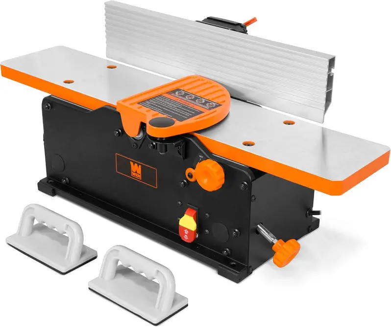 6-Inch Spiral Benchtop Jointer – 10-Amp Precision Woodworking Tool for Edge-Jointing and Flat-Surfacing