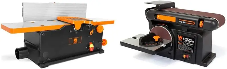 6-Inch Spiral Benchtop Jointer – 10-Amp Precision Woodworking Tool for Edge-Jointing and Flat-Surfacing