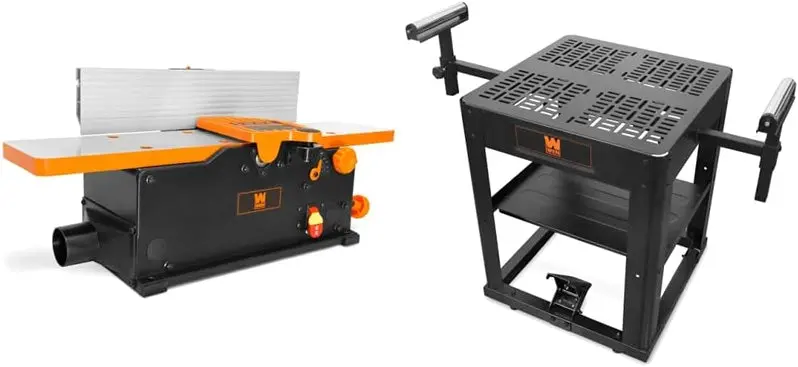 6-Inch Spiral Benchtop Jointer – 10-Amp Precision Woodworking Tool for Edge-Jointing and Flat-Surfacing