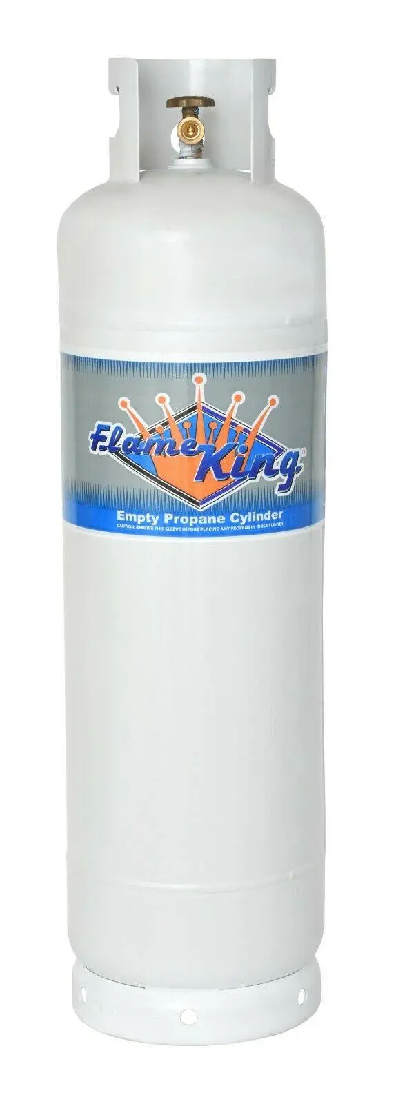 60-Pound Refillable Steel Propane Tank – DOT-Certified LPG Cylinder with POL Connection