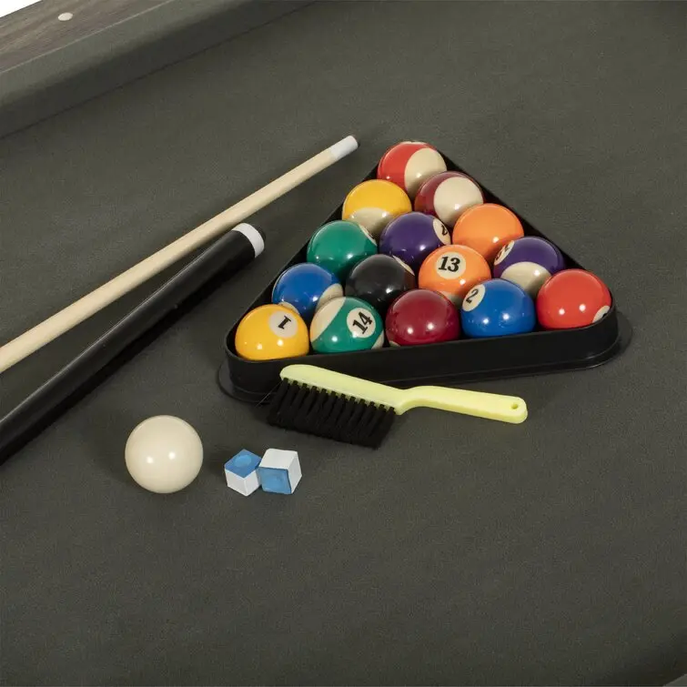 7-Foot 3-in-1 Multi-Function Table – Converts Between Billiards, Ping Pong & Dining Configurations
