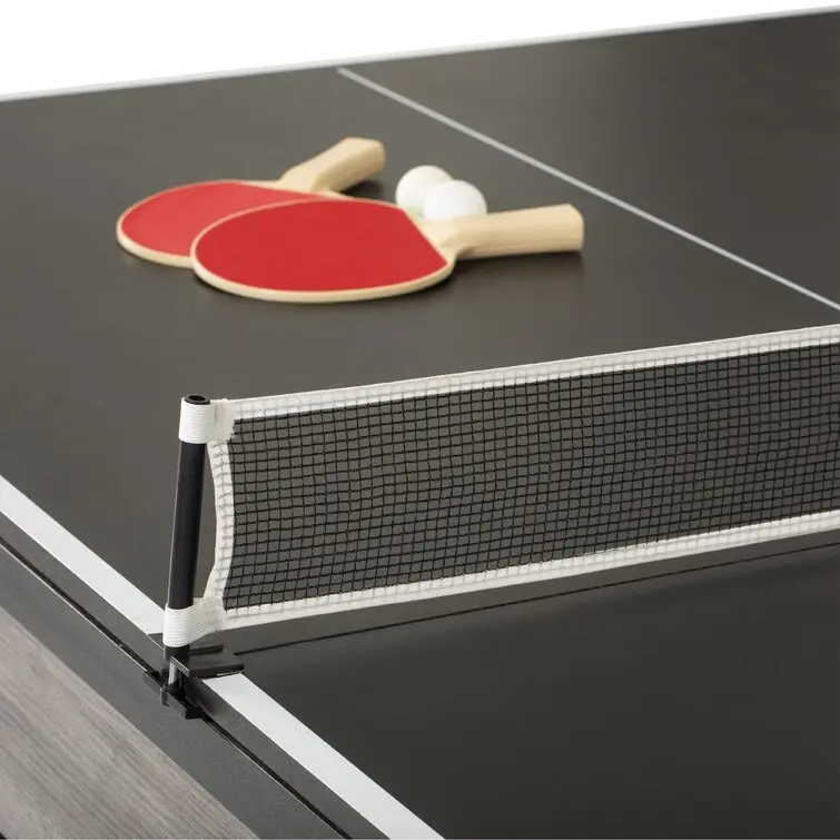 7-Foot 3-in-1 Multi-Function Table – Converts Between Billiards, Ping Pong & Dining Configurations