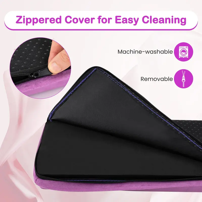 7-Foot Foam Balance Beam — Removable Suede-Covered Gymnastics Training Equipment
