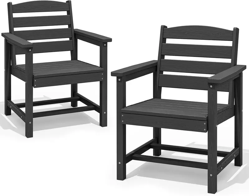 7-Piece HDPE Outdoor Dining Set — All-Weather Table with Umbrella Hole and Coordinating Chairs