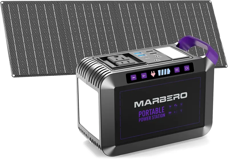 88Wh Portable Solar Generator – Compact Power Station with AC Output & Rapid Charging