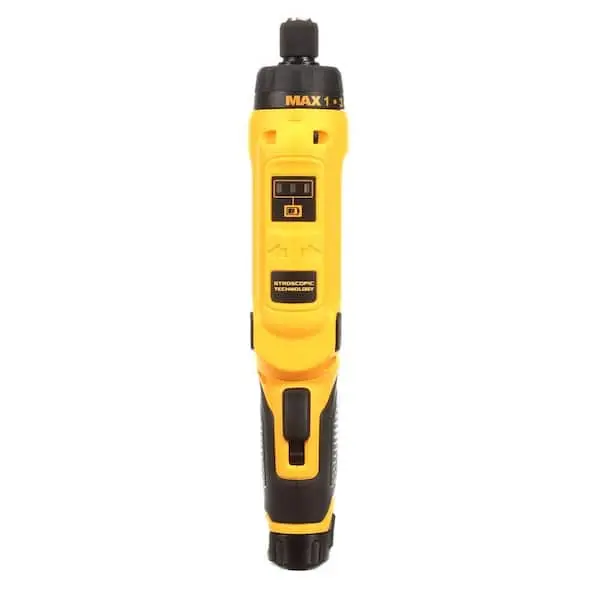 8V MAX Cordless Gyroscopic Screwdriver – Ergonomic Grip, Dual 1.0Ah Batteries, Charger & Carry Case