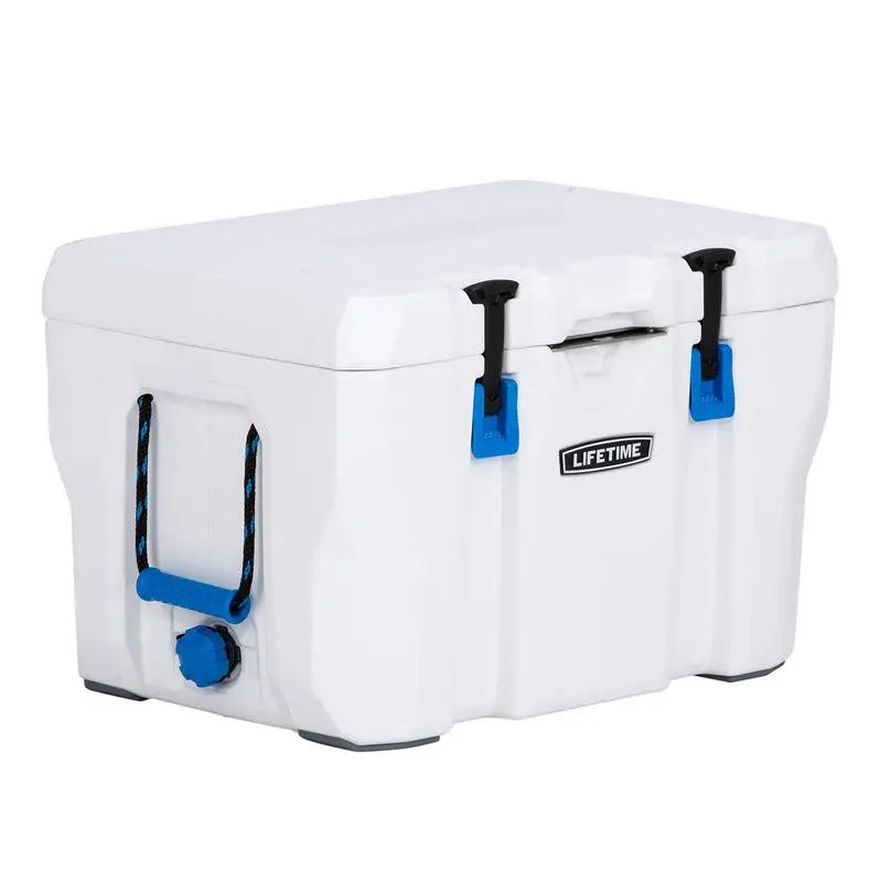 90895 55-Quart High-Performance Cooler – White Insulated Transport Container