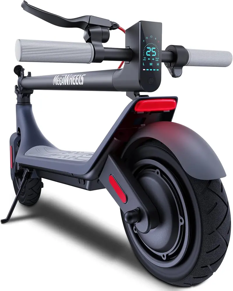 A6L ECO Electric Scooter for Adults & Teens – 350W Motor, 10-Inch Pneumatic Tires, 19-Mile Range, and Bluetooth APP Integration