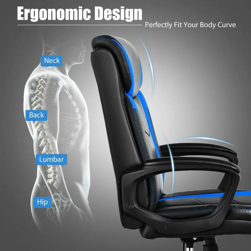 Adjustable Ergonomic Office and Gaming Chair