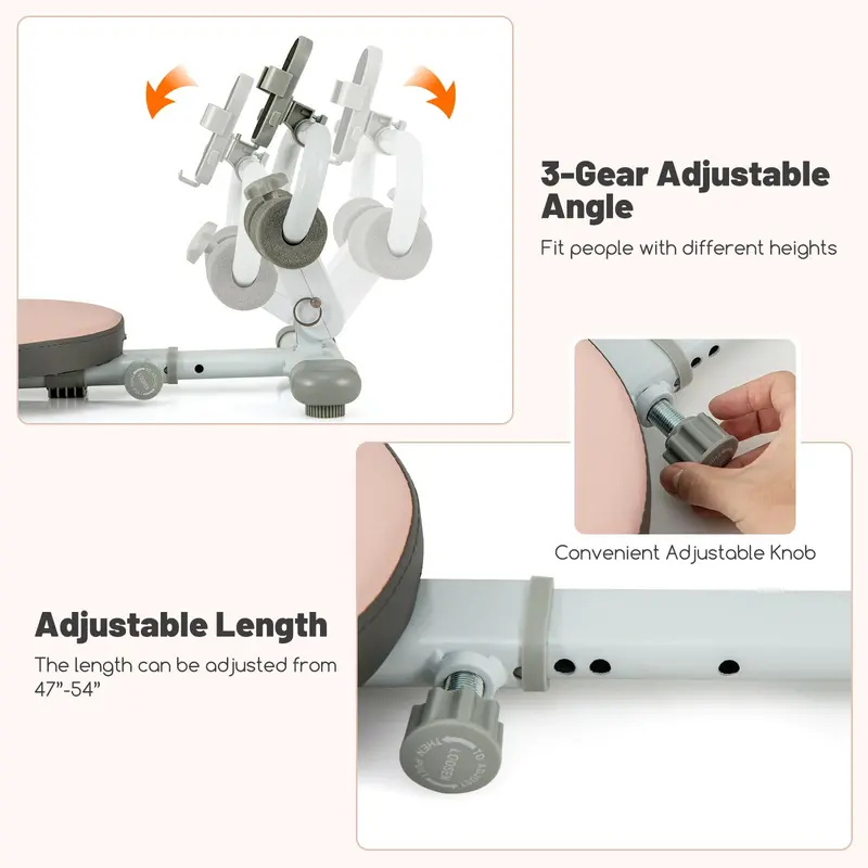 Adjustable Sit-Up Bench for Home Fitness – Three-Position Backrest & Extendable Sturdy Frame