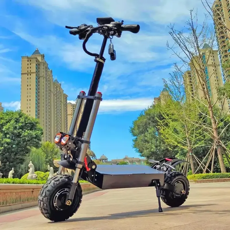Adult Electric Scooter – High-Torque Performance Model with Extended Range and Dual Braking