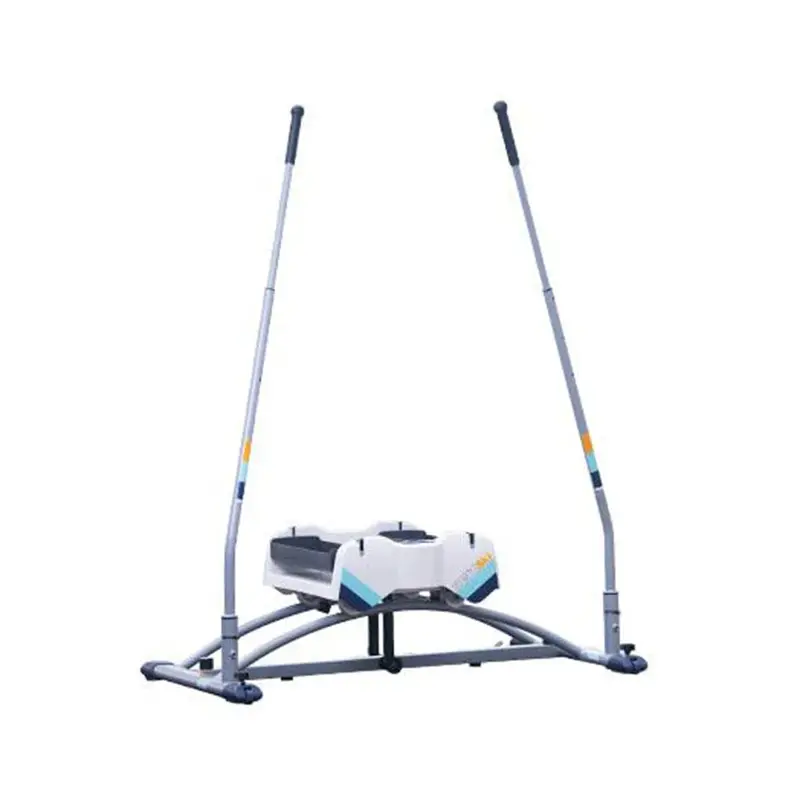 Aeroski 2.0 Ski Fitness Trainer – Gray Recoil Resistance Machine for Indoor Cross-Training