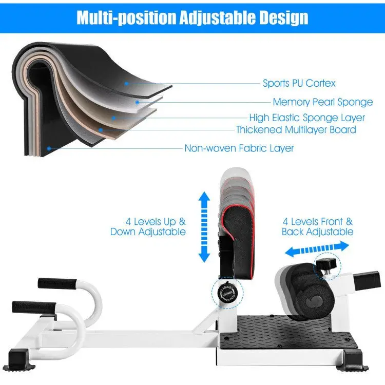 All-in-One Home Gym Squat Rack Featuring Safety Mechanisms and Non-Slip Base Stability