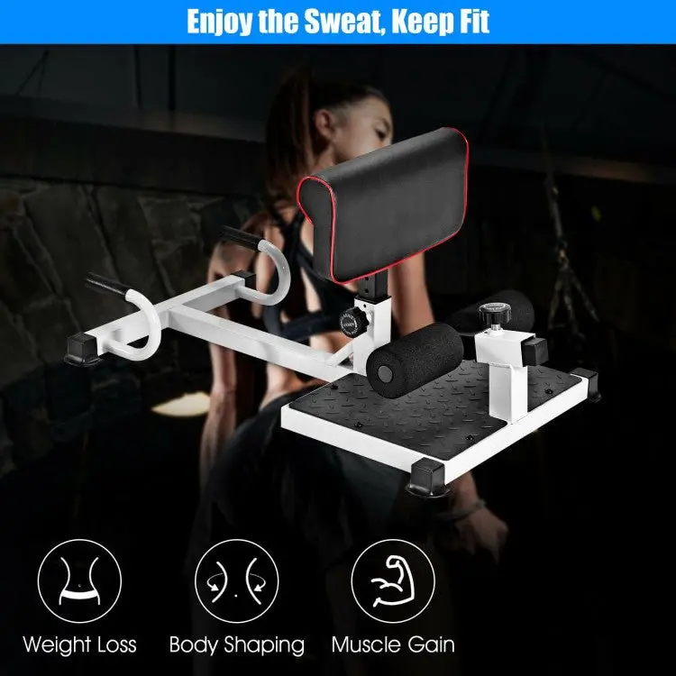 All-in-One Home Gym Squat Rack Featuring Safety Mechanisms and Non-Slip Base Stability