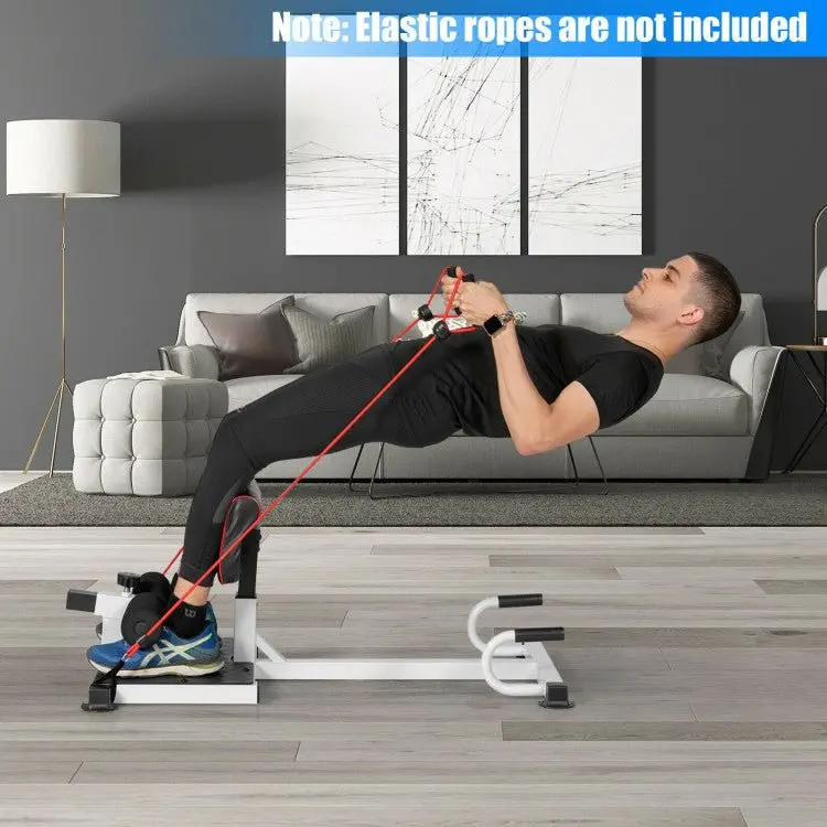 All-in-One Home Gym Squat Rack Featuring Safety Mechanisms and Non-Slip Base Stability