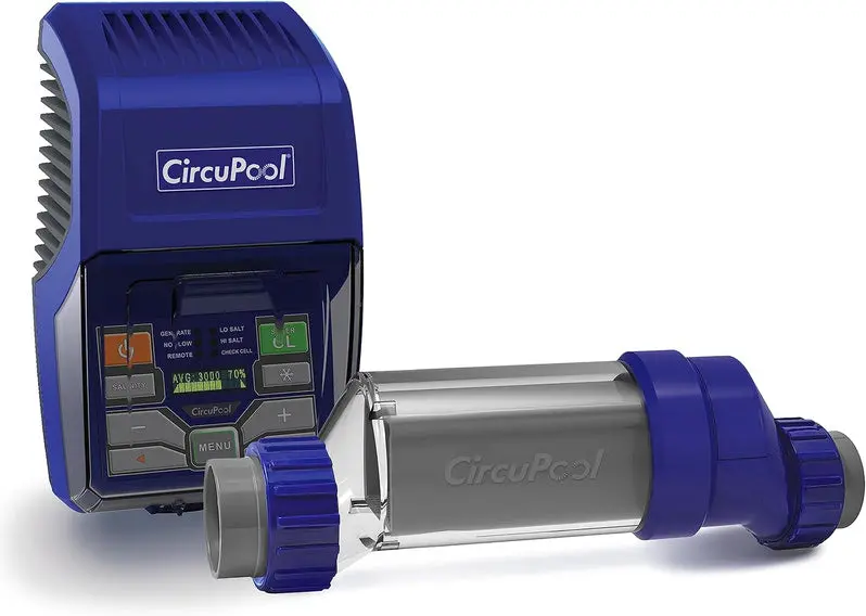 All-in-One Saltwater Chlorination System – Titanium Electrode Cell with 7-Year Limited Warranty | Professional Installation Advised