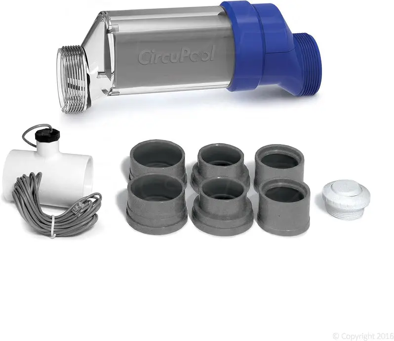 All-in-One Saltwater Chlorination System – Titanium Electrode Cell with 7-Year Limited Warranty | Professional Installation Advised