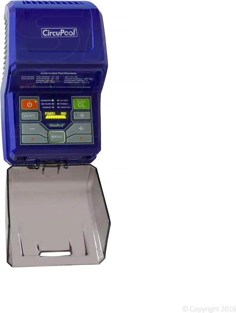 All-in-One Saltwater Chlorination System – Titanium Electrode Cell with 7-Year Limited Warranty | Professional Installation Advised