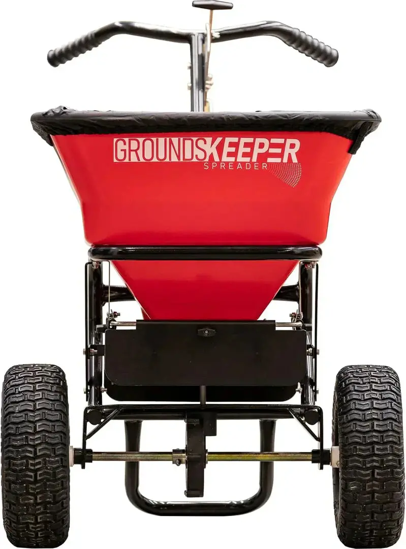 All-Purpose Push Spreader – 100-Pound Capacity for Lawn Care, Winter Maintenance, and Landscaping Applications
