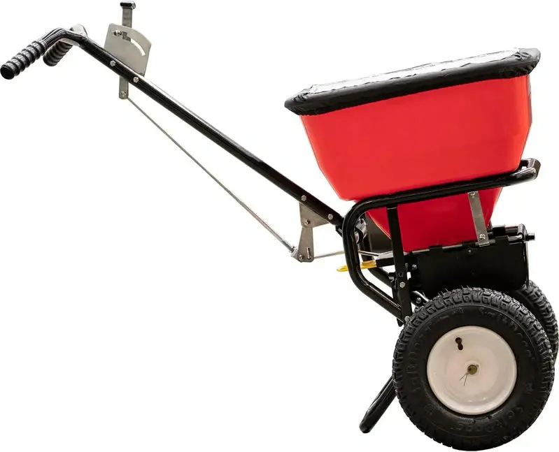 All-Purpose Push Spreader – 100-Pound Capacity for Lawn Care, Winter Maintenance, and Landscaping Applications